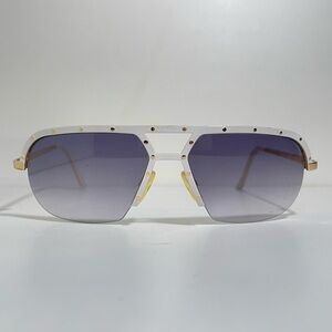 Cazal Vintage Sunglasses White / Gold